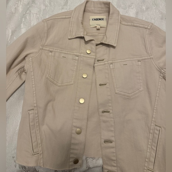 L’Agence Cotton Blend Jacket - Picture 2 of 4